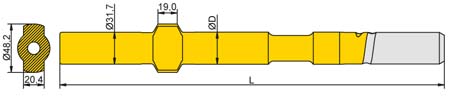 Striking Bar Ingersoll T38